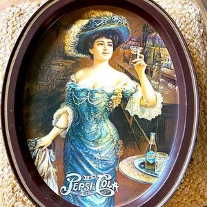 Vintage Pepsi Cola tin tray